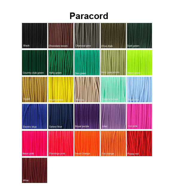 Paracord and BioThane Collar - Standard Collar and E-collar Versions