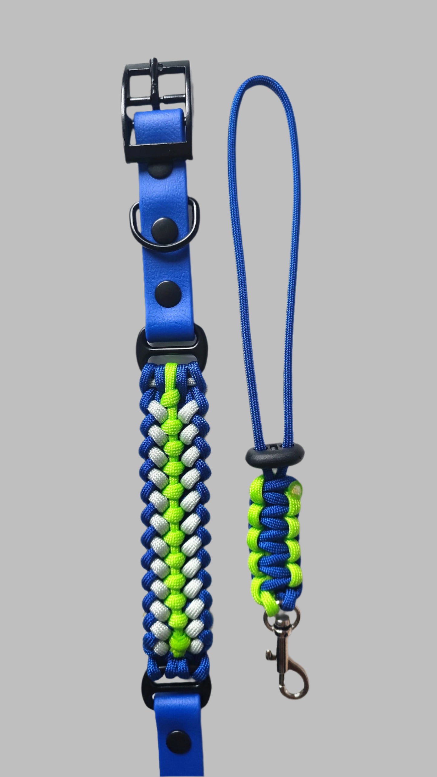 Paracord and BioThane Collar - Standard Collar and E-collar Versions