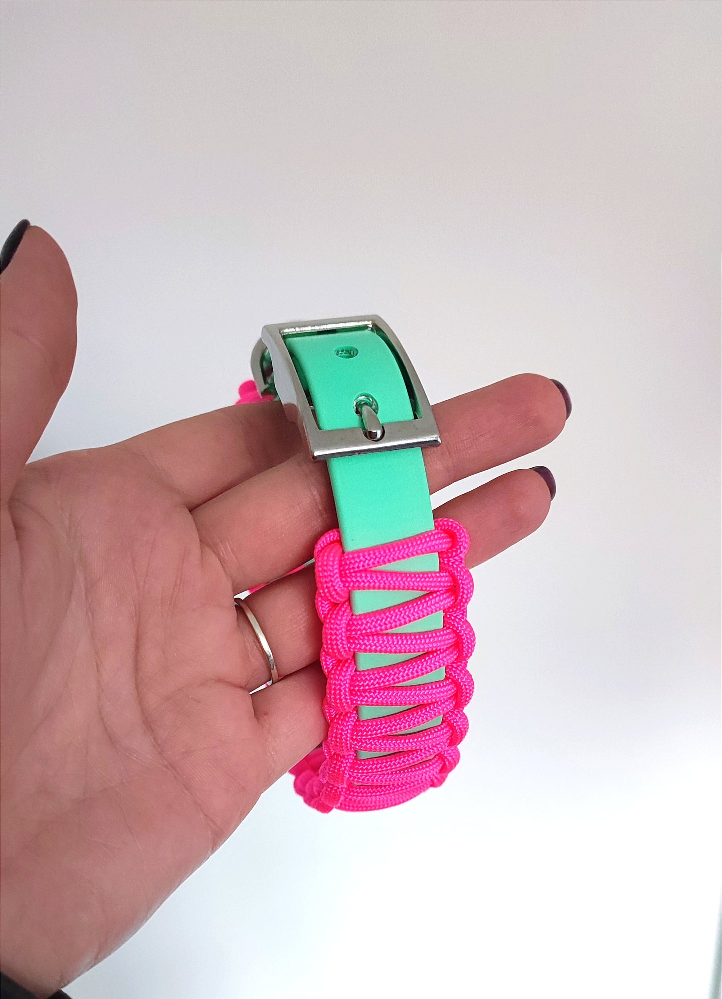 BioThane and Paracord Dog Collar