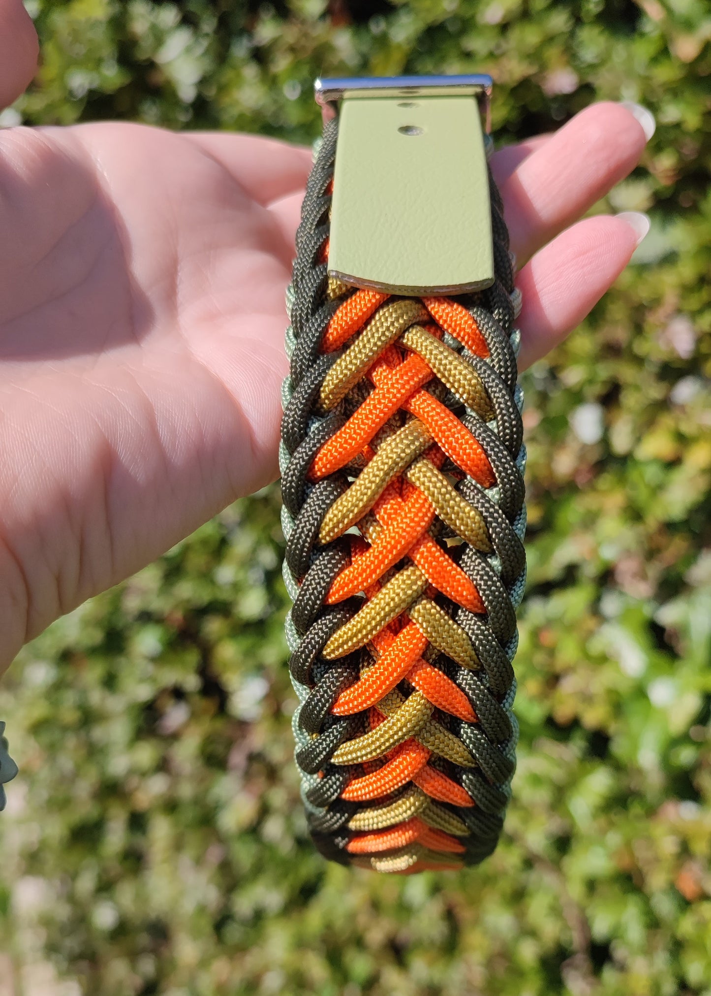 Paracord and BioThane Collar - Adjustable
