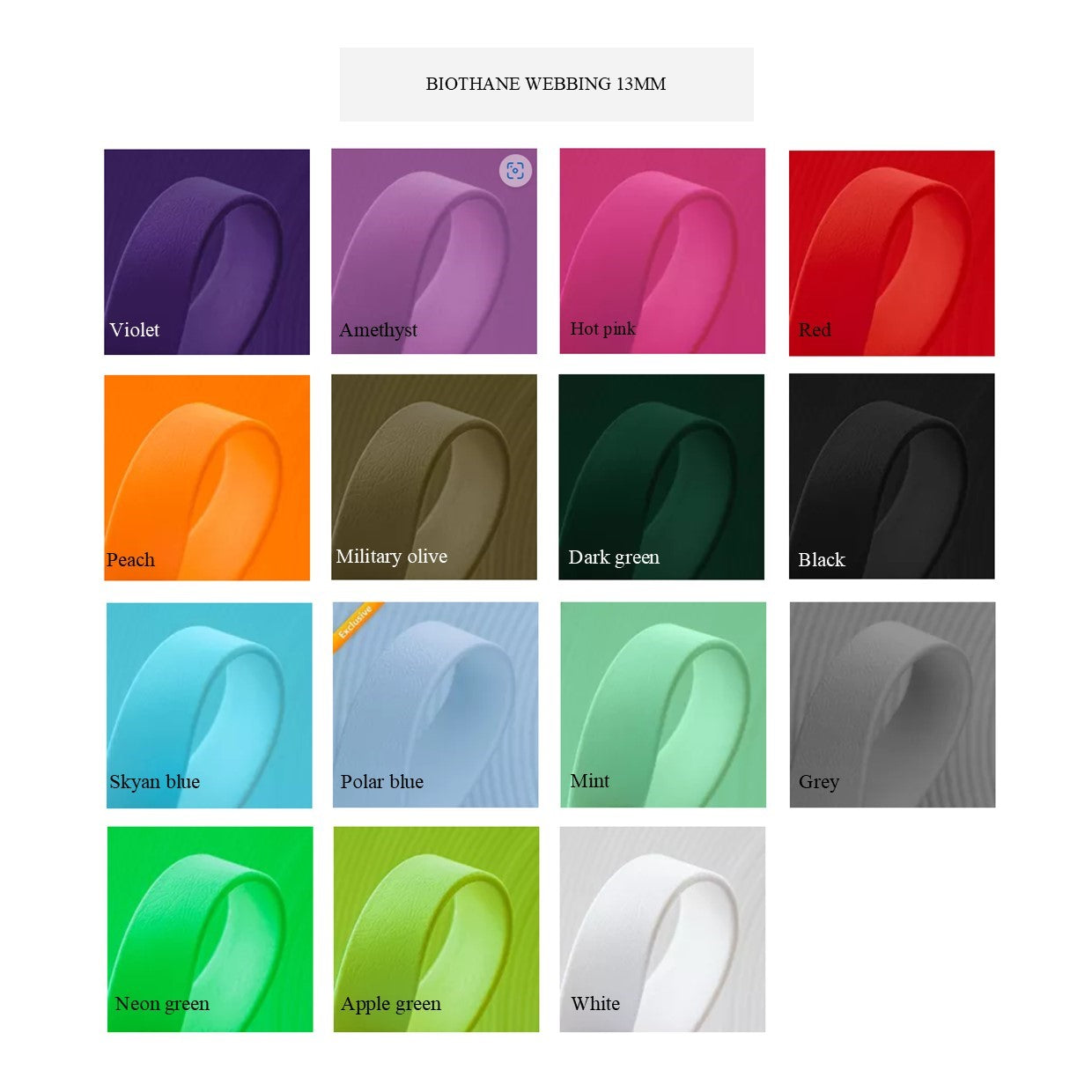 BioThane or Hexa Webbing Muzzle