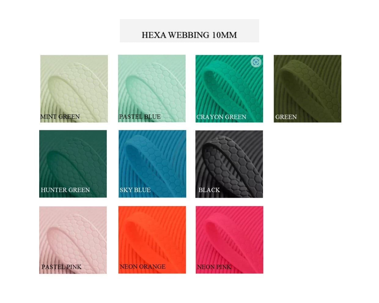 BioThane or Hexa Webbing Muzzle