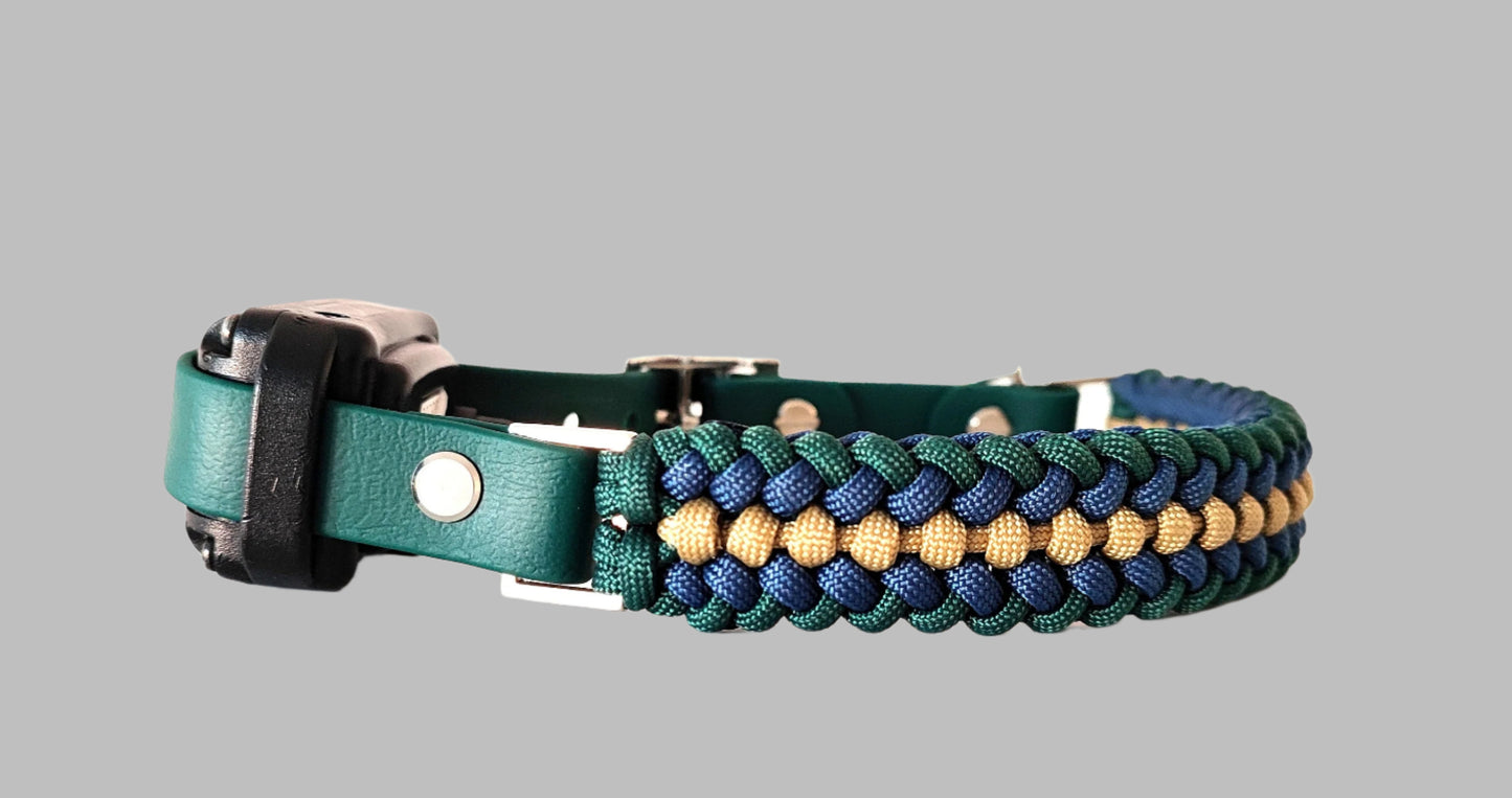 Paracord and BioThane Collar - Standard Collar and E-collar Versions
