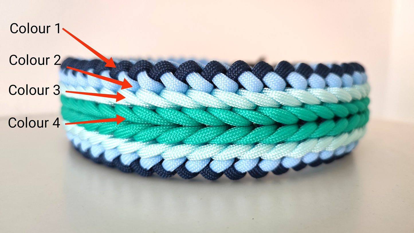 Paracord Collar with Cobra Style Buckle