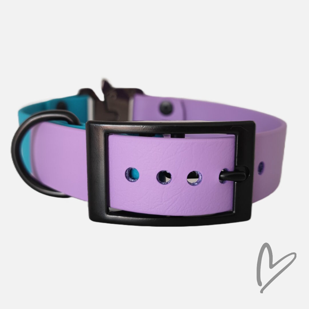 BioThane adjustable collar with added quick release buckle