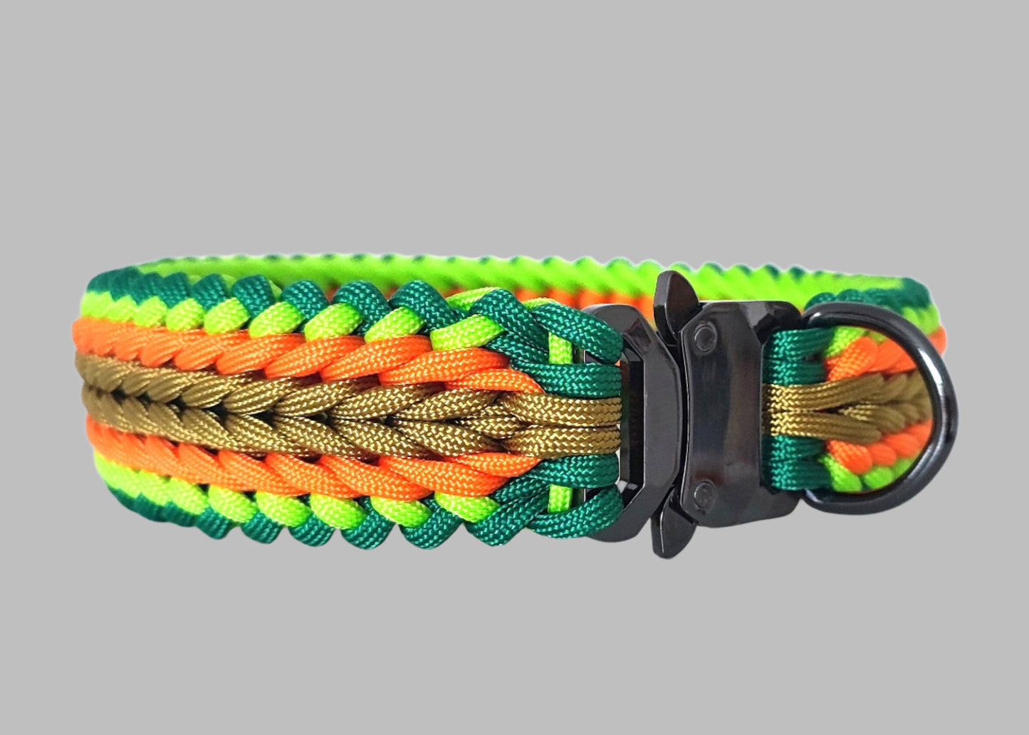 Paracord Collar with Cobra Style Buckle