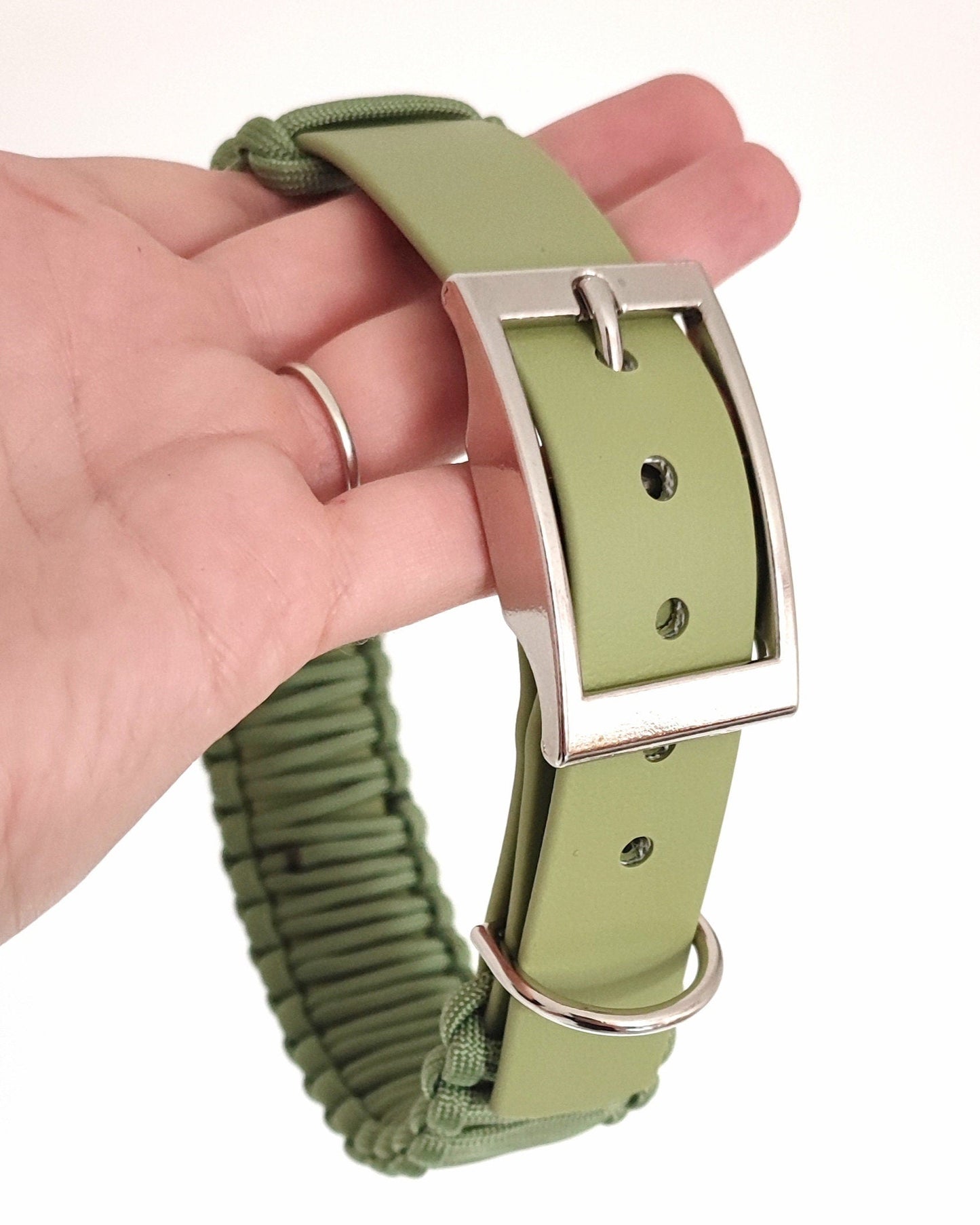 BioThane and Paracord Dog Collar