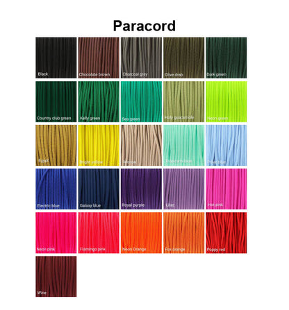 Paracord dog collar to prong safety strap, backup clip, collar safety strap with initial