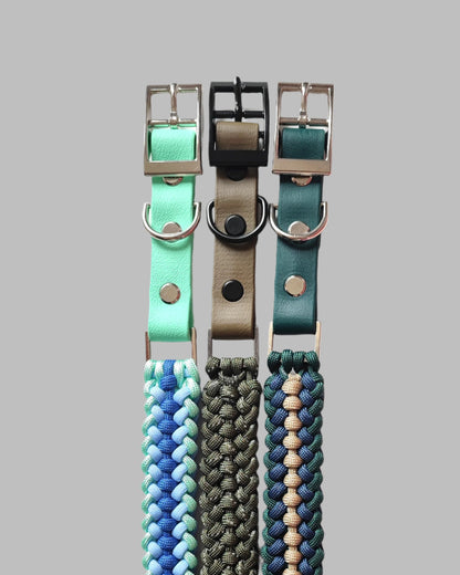 Paracord and BioThane Collar - Standard Collar and E-collar Versions