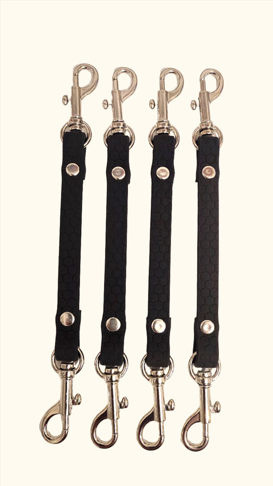 Collar to prong safety strap, backup clip, collar safety strap