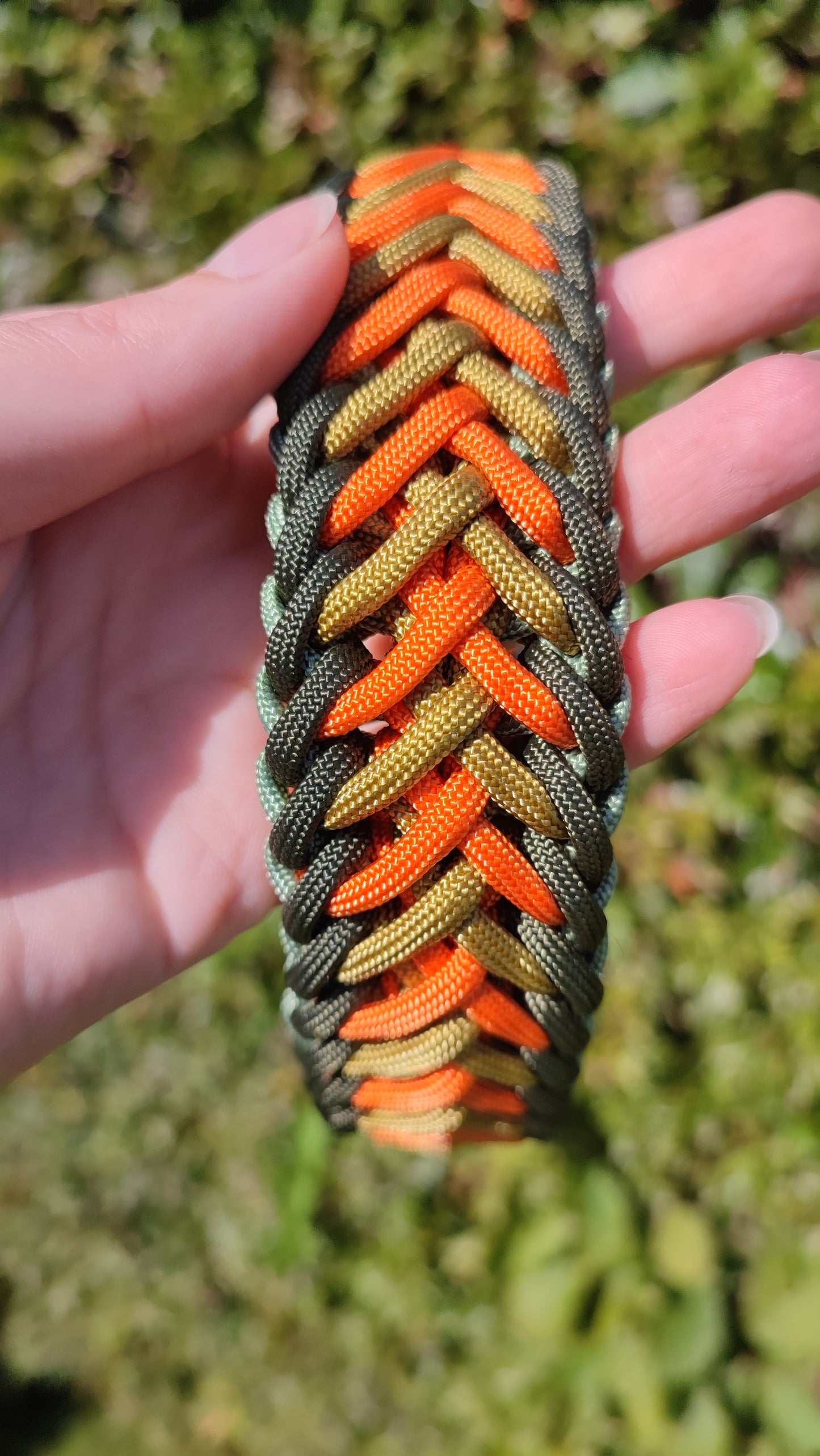 Paracord and BioThane Collar - Adjustable